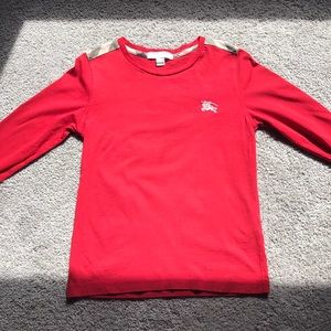 Boys Burberry long sleeve shirt